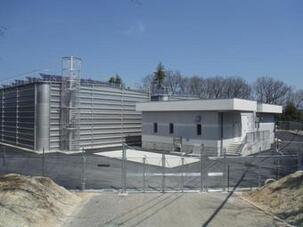 写真：虎渓山配水池　外観