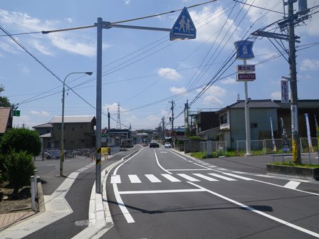 写真：工事中の市道512200線