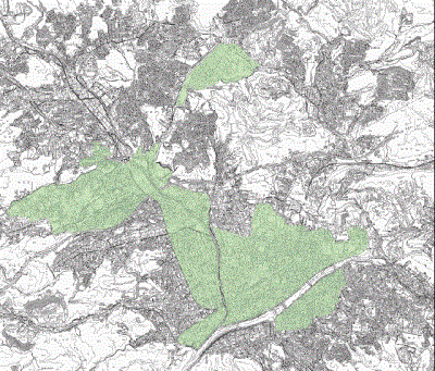 写真：緑化重点地区