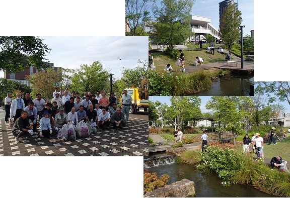 写真：清掃活動の様子