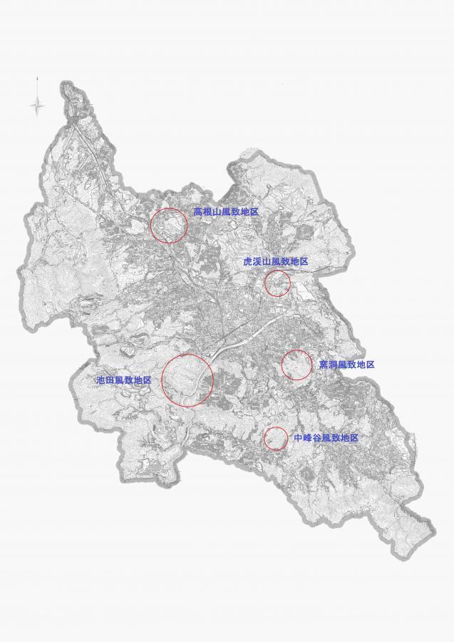 市内風致地区指定全図