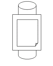 イラスト：貼り札の例