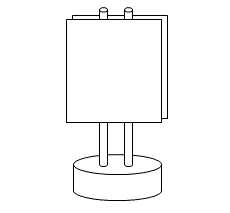イラスト：立て看板類の例