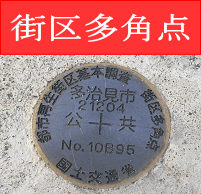 写真：街区多角点