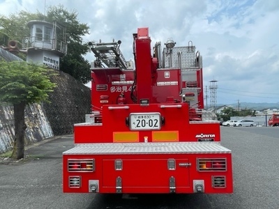 写真：旧救助工作車後方