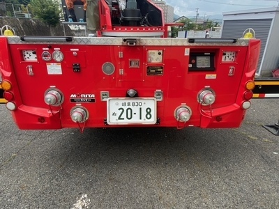 写真：梯子車後部2