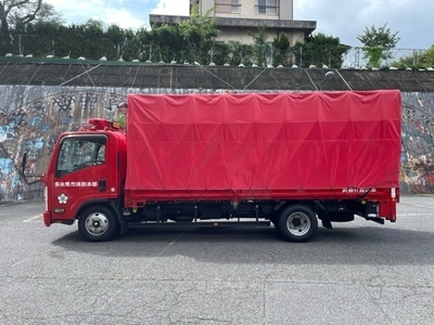 写真：資器材搬送車左側