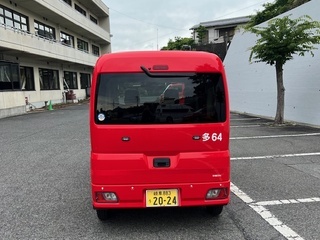 写真:支援車後方