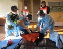 写真：第2回救急署長査閲訓練2