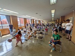 写真：令和8年度消防署夏休みイベント　子ども消防士体験会　の様子3