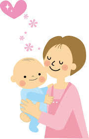 イラスト：母と子