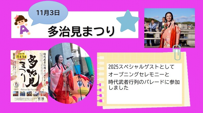 多治見まつりのスライド