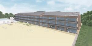 写真：外観図南