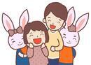 イラスト：うさぽちゃんとうさぽくん