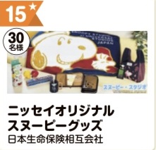 写真：15 ニッセイオリジナルスヌーピーグッズ