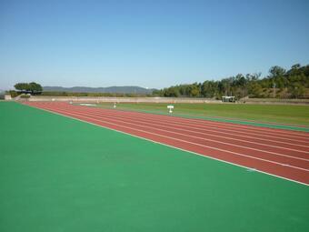写真：ウレタン舗装修繕後