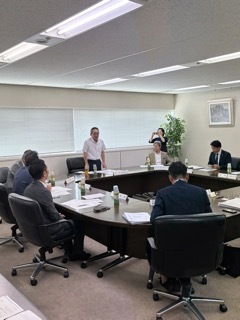 写真：岐阜県市長会（役員会議）