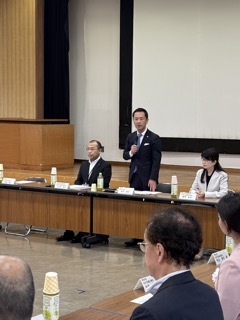 写真：東濃公衆協議会理事会の様子
