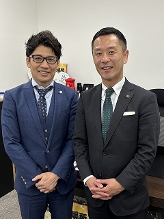 写真：新日本工業富田社長と面談