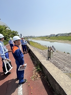 写真：水防箇所合同巡視