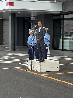 写真：交通死亡事故抑止出発式