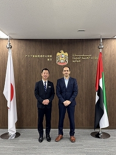 写真：UAE大使館訪問