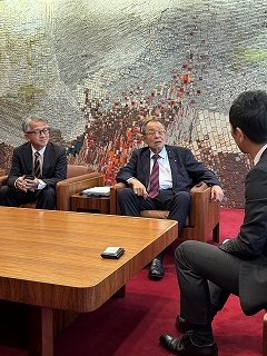 写真：東濃スポーツ協会丸山会長らと面談