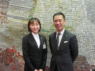 写真：表敬訪問（JICA海外協力隊派遣者）2