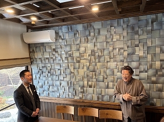 写真：「宿&nbsp;一景」視察