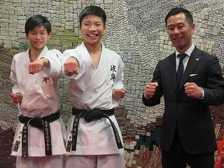 写真：表敬訪問（拳和会）