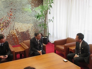写真：面談（名古屋市環境局長）