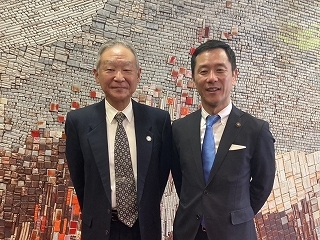 写真：表敬訪問（JICA海外協力隊2022年3次隊派遣者）