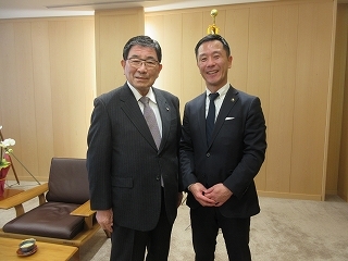 写真：訪問（岐阜県知事）