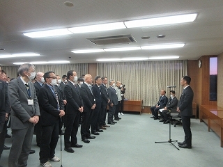 写真：仕事納め式