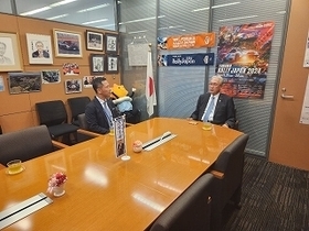 写真：訪問（古屋圭司衆議院議員）