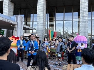 写真：多治見まつり、田中亮明氏観光大使委嘱式1