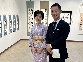 写真：得友書道會展