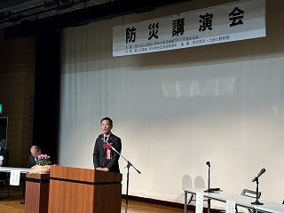 写真：防災講演会