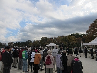 写真：悠光クラブ軽スポーツ大会開会式