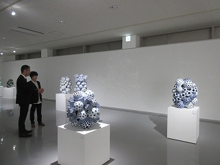 写真：ギャラリーヴォイス企画展視察