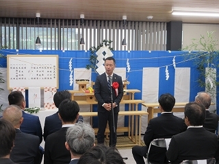 写真：JAとうと新根本支店竣工式