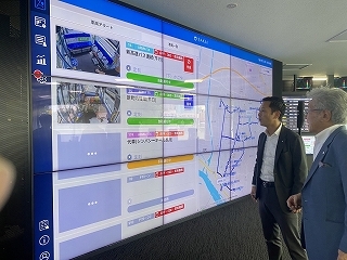 写真：茨城県境町視察