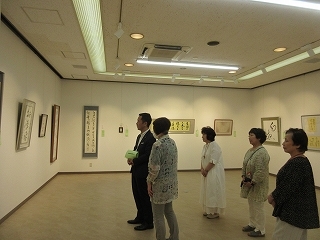 写真：第41回東濃書作家展