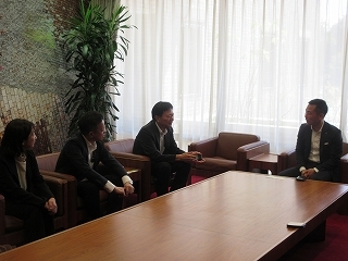 写真：面談（多治見税務署長ら）