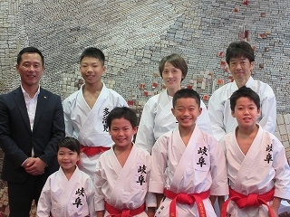 写真：表敬訪問（拳和会多治見）