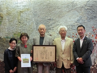 写真：表敬訪問（第35回「みどりの愛護」功労者国土交通大臣表彰受賞者）