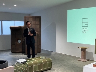 写真：ショールームオープニングセレモニー