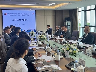 写真：邛崍市役所訪問