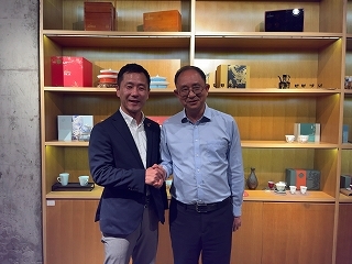 写真：面談（劉董事長）