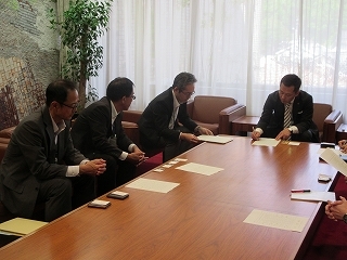 写真：主要地方道多治見白川線改良整備促進期成同盟会の監査